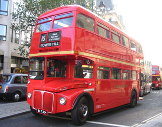 Lodon bus, mumber 15